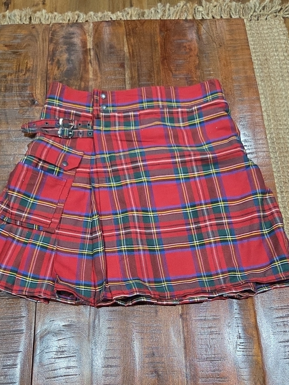 Vintage Scottish Plaid Kilt Size 38